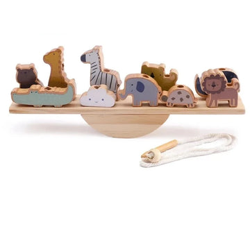 Baby Wooden Animal Seesaw